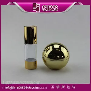 优质精美J015亚克力球形瓶 粉底液真空瓶组合 化妆品包装