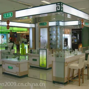 济南展柜设计制作,青岛化妆品展柜设计,济南烤漆展柜公司