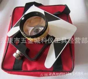 浙江实体全站仪棱镜头(带框、觇牌、软包)简易单棱镜组 单棱镜