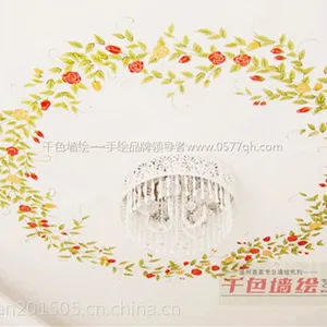 【家装】天花顶上的艺术墙绘