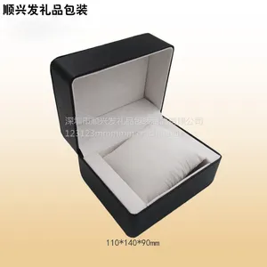 深圳订做厂家供应手表圆角皮盒手表价格