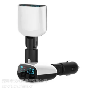 LED显示新款车载充电器 新款车载充电器 USB车载充电器