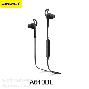 Awei/用维 A610BL无线迷你运动蓝牙耳机4.0双入耳头戴耳塞式通用
