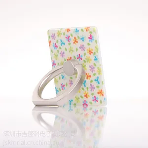 elice新款原创图案防摔防滑金属指环扣支架背贴车载支架数码礼品