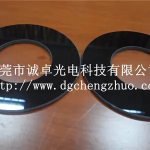 定做进口德国肖特高精度耐高温4--6mm厚打多孔开孔黑色陶瓷微晶玻璃板
