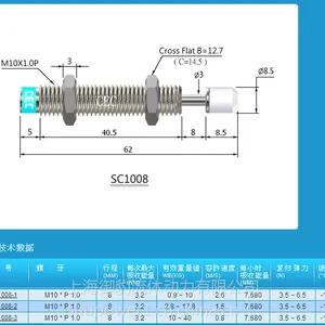 油压缓冲器SC1008-2御豹CEC