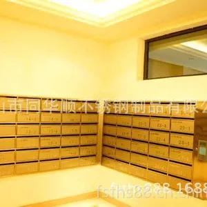 供应佛山同华顺厂家直供不锈钢小区,别墅信报箱,来图定制加工生产