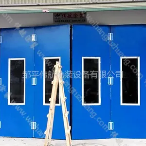 伟航|连体式喷漆烤漆打磨房|定制豪华型电加热60度80℃全喷塑喷烤漆房