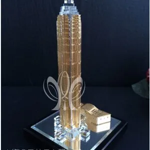 提供精美尚鼎晶品上海金茂大厦水晶建筑纪念品 上海特色产品