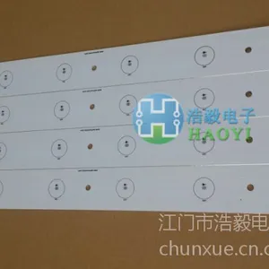 浩毅电子 XPE日光灯LED铝基板 厂家直销6珠柜台灯PCB电路板