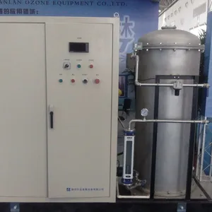 供尖天蓝臭氧TLCF-200B型水冷式臭氧机，PLC人机操作界面