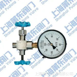 不锈钢压力表三通阀J19W-100P DN4 压力表阀