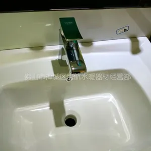 MUNISI沐尼斯 皇后单孔全铜冷热卫浴面盆***台盆水***