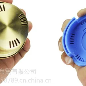 供应铜制多功能温灸盒 单孔艾炙盒 双档调温可夹姜片烧艾柱竹制灸盒