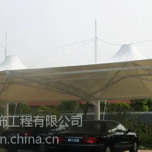 供应浙江杭州膜结构停车棚 停车棚价格 膜结构工程施工