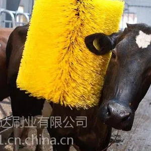 毛刷厂家 供应 牛体毛刷 牛蹭痒刷辊 奶牛清洗刷