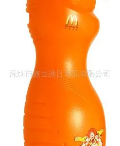 专业生产 红色 多款彩色盖子 加防尘盖 pe运动水壶