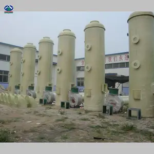 玻璃钢脱硫除尘器使用须知 BTC玻璃钢除尘器技术性能 河北华强
