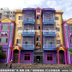 东莞幼儿园墙绘公司 广州幼儿园彩绘喷画 深圳幼儿园手绘壁画
