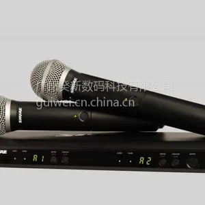 Shure/���BLX288/PG58˫ͨ���ֳ�ʽ���߻�Ͳ��˷���Ʒ�л��ֻ�