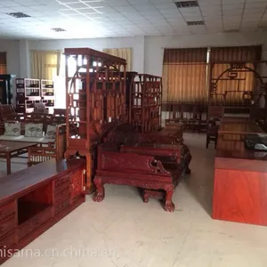 供应红木淸式明式餐桌书柜沙发床博古架书桌办公桌