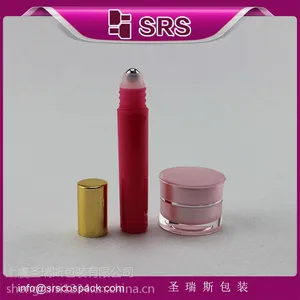 供应J092试用装5g膏霜瓶 7ml眼部精华滚珠瓶化妆品包装组合