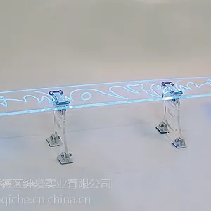 绅豪DEE厂家直销 水晶透明尾翼 定风翼 LED七彩灯单层AD-SP807