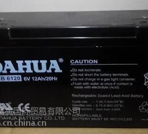 大华电池DHB6120 6V12AH蓄电池