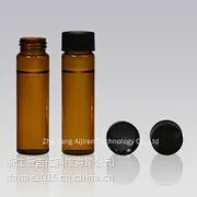 40ml存储瓶含盖垫 40ml棕色玻璃样品瓶