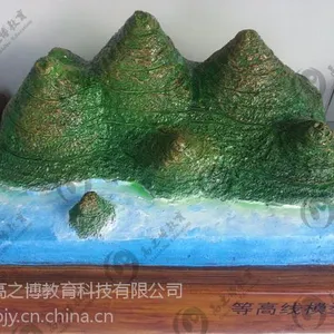 等高线地貌模型