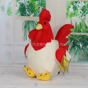东莞毛绒玩具厂家OEM定做卡通可爱毛绒玩具鸡 十二生肖毛绒玩具
