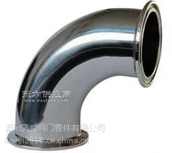 供应庐威不锈钢卫生级快装式90°弯头