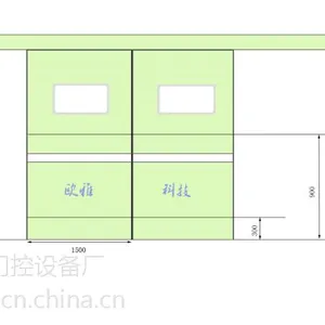 哈尔滨感应门 自动门 整套机组 自动平移门玻璃门轨道