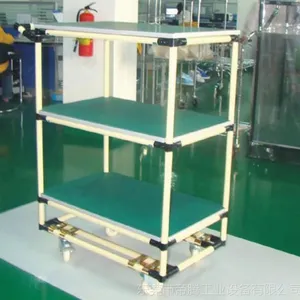 深圳精益管工作桌 线棒操作台 复合管工位器具生产厂家