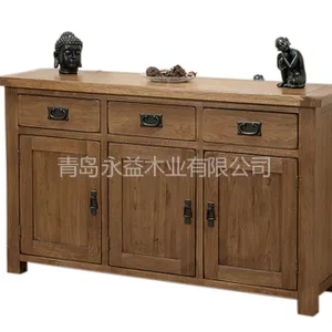 供应华谊家具 青岛实木家具 简欧415 碗碟柜