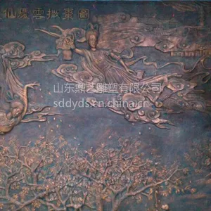 山东鼎艺雕塑供应庆云枣文化博物馆 玻璃钢人物雕塑 浮雕壁画