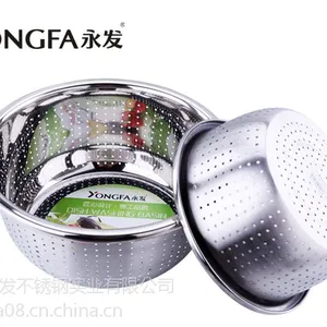 新品不锈钢洗米筛|永发多用洗菜盆|不锈钢淘米筛-永发不锈钢