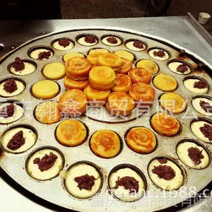 供应32孔红豆饼机器 车轮饼机器 燃气红豆饼机 电热红豆饼机