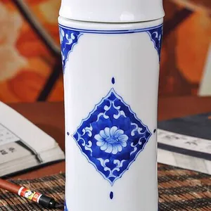 景德镇瓷器 陶瓷保温杯子 茶杯 陶瓷工艺品22