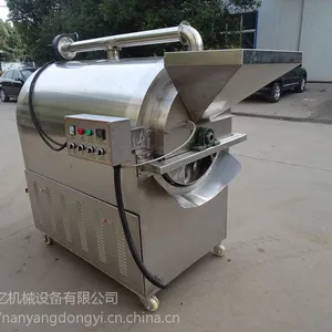 炒货机滚筒式炒货机干果炒货机炒货机大全_炒货机_休闲食品厂设备南阳东亿