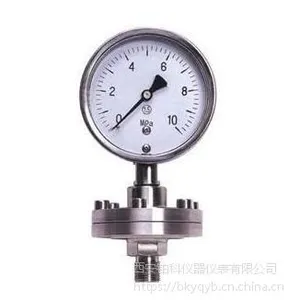 不锈钢卡盘式压力表YTPF-60/100/150隔膜压力表