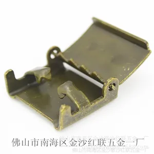 低价供应各种腰带配件夹子 4004#铁尾架 尾夹铁
