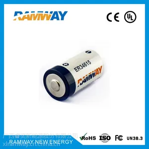 ramway锂亚电池 ER34615 智能交通专用 可定制电池组 厂家直销
