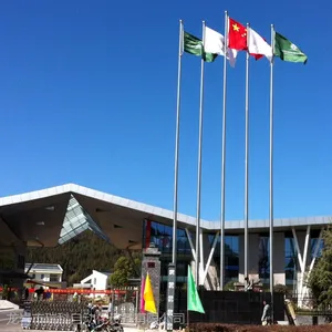 福建省龙岩市不锈钢锥形电动旗杆厂