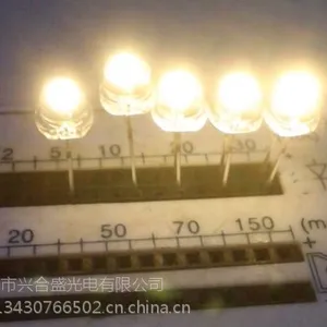 ֱ����F5��ñ���LED���� ��Ʒ��5MM��ñ���ʻ�LED���������