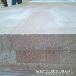 HCBWOOD工厂泰国进口橡胶木齿接板 纯实木板材 国标环保E0级木板材