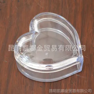 热销款亚克力花盒 保鲜花永生花制作必备 永生花花盒 心盒空盒子