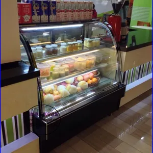 奶茶店蛋糕点心保鲜展示柜 水果吧西点糕点保鲜柜 泰州风冷水果柜