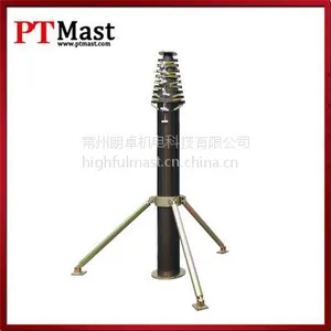 供应3-5m普通型气动升降杆桅杆 朗卓科技CE/TUV认证品质***