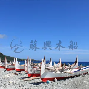6m欧式手划船 北欧风格旅游观光船 景观装饰船 欧式木船 款式可定制